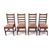 Set of 4 Gustav Stickley Side Chairs