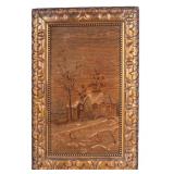 19th C Framed Embroidery