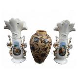 European and Persian Pottery and Porcelain Vases