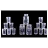 Kerr Glass Mason Jars Set of 15, Assorted Sizes