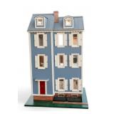 Hand Made Doll House and Painted Wood Table
