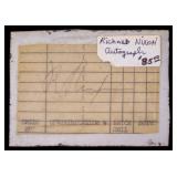 Richard Nixon Autograph