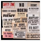 Vintage Signage Grouping
