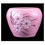 McCoy USA Pink Dogwood Pottery Vase