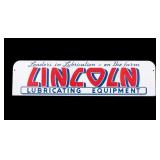 Lincoln Lubricating Equipment Metal Sign