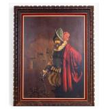 Carlo of Hollywood Conquistador Oil on Canvas