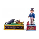 Mechanical Banks Jonah & the Whale & Uncle Sam