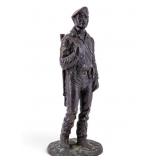 Bronze Soldier Security Police Sculpture