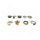 Costume Jewelry Group w/ Rings
