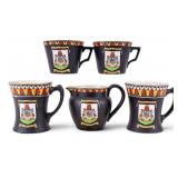Vintage Adams Tunstall Arms of Bermuda 5 Piece Set