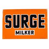 Surge Milker Metal Trade Sign