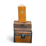 Vintage Wooden Box and Blanket Chests