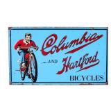 Columbia & Hartford Bicycles Metal Sign