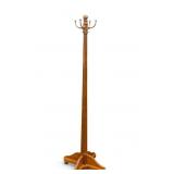 Contemporary Oak Hat Rack