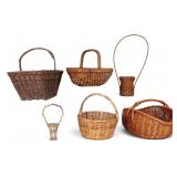 Woven Baskets, 6 Assorted Styles