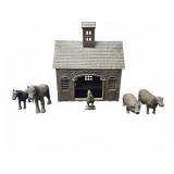 Cast Iron Stock Farmhouse with Animals