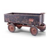 Keystone Rail Road Pressed Steel Toy Wagon