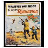 Remington Advertising Tin Sign
