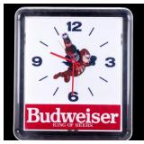 Budweiser Bud Man Illuminated Wall Clock