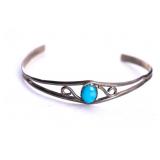 Turquoise and Silver Bracelet
