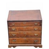 Chippendale Slant Front Desk Circa 1800