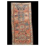Antique Kazak Area Rug