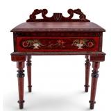 Doll-House Miniature Painted Writing Desk
