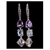 JAI Sterling Gem Earrings