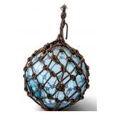 Japanese Hand-Blown Glass & Net Buoy