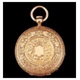 18k Gold Waltham Hunt Case Pocket Watch