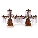 19th C Victorian Candelabra Pair