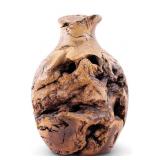 Burlwood Sculptural Bud Vase