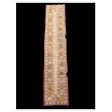 Semi-Antique Turkish Oushak Runner Rug