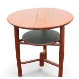 Painted Wooden Adirondack Round Table