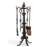 Cast Iron Fireplace Tool Set