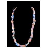Antique Venetian Glass Trade Bead Necklace