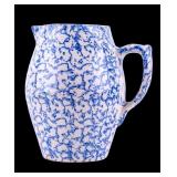 Vintage Blue Splatterwear Pitcher