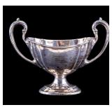 Sterling Silver Two-Handled Open Sugar Bowl