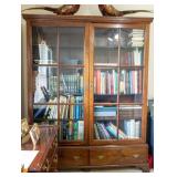 19th C Georgian Bookshelf w/ Glass Doors