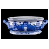 Chinoiserie Porcelain Foot Bath Basin