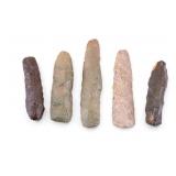Neolithic Jasper Celts and Gouges