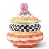 Mackenzie-Childs Ceramic Lidded Jar
