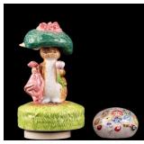 Schmid  Music Box & Millefiori Art Glass