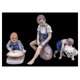 Bing & Grondahl Porcelain Figurines (3)