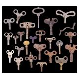 Antique Clock Keys