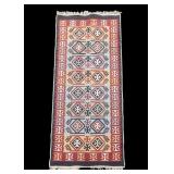 Vintage Flat-Woven Kilim Runner