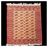 Semi Antique Turkmen Area Rug