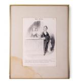 19th C French Satirical Lithograph