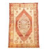 Antique Turkish Oushak Area Rug