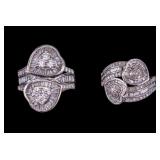 Sterling and Cubic Zirconia Rings